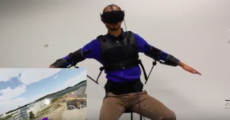 Spread your arms like a bird and control a drone with this exosuit | Remotely Piloted Systems | Scoop.it