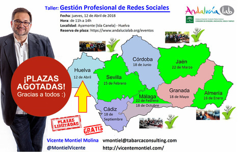 Taller: Gestión Profesional de Redes Sociales en Ayamonte (Huelva) - PLAZAS AGOTADAS | El rincón del Social Media | Scoop.it