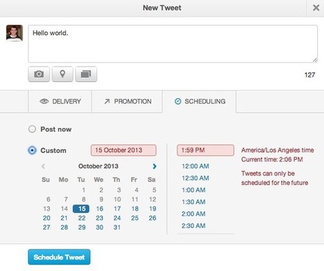 Twitter to roll out tweet scheduling, but is it that revolutionary? | MarketingHits | Scoop.it
