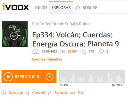 Podcast CB SyR 334: volcán en La Palma, teoría de cuerdas, energía oscura y planeta 9 | Ciencia-Física | Scoop.it