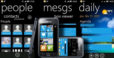 Official AndreasCY: WP7 skin for Samsung Galaxy S v4.5 | Daily Magazine | Scoop.it