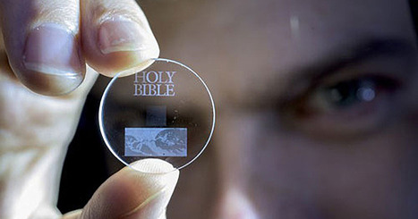 This Glass Disc Can Store 360 TB of Your Photos for 13.8 Billion Years | pixels and pictures | Scoop.it