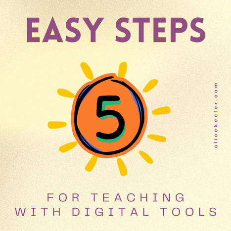 Five easy steps for teaching with digital tools | Education 2.0 & 3.0 | Scoop.it