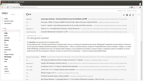 Readly: make Feedly look like Google Reader for Greasemonkey | Time to Learn | Scoop.it