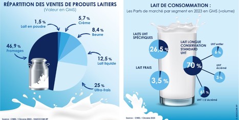 🥛 En 2023, les ventes de lait UHT classique ont résisté, tandis que le lait entier a progressé ! | Lait de Normandie... et d'ailleurs | Scoop.it