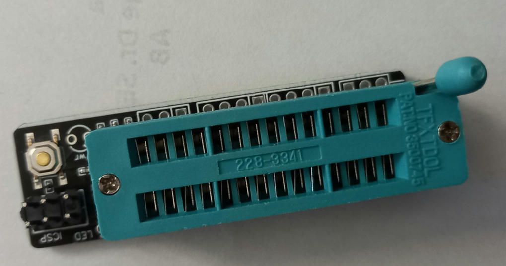 ATmega328P DIP-28 Programmer with ZIF socket. f...