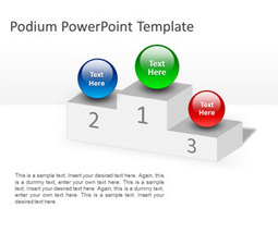 Podium PowerPoint Template - SlideHunter.com | Free Business PowerPoint Templates | Scoop.it