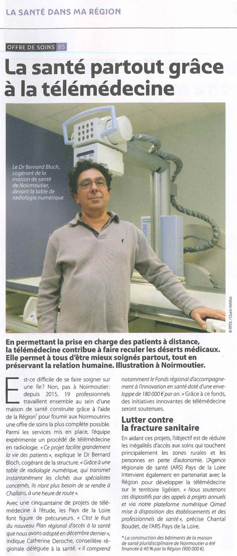 La santé partout grâce à la Télémédecine | Les news du GCS e-santé PdL | Scoop.it