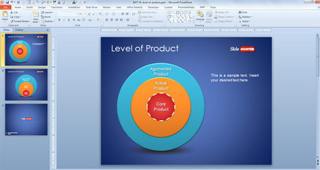 Free 3 Level of Product Diagram for PowerPoint | Free Business PowerPoint Templates | Scoop.it