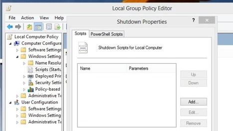 Use Group Policy Editor to Run Scripts When Shutting Down Your PC | Technologie Au Quotidien | Scoop.it