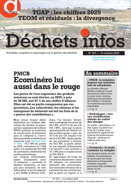 Dechets-Infos-327-nh7nfg95ZdxKIUgh.pdf | Environnement et technique | Scoop.it