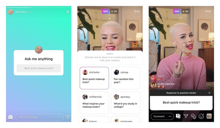 Instagram : répondez aux questions en musique et posez vos questions dans les vidéos en live | Médias sociaux : Conseils, Astuces et stratégies | Scoop.it