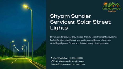 edocr - Shyam-Sunder-Services-Solar-Street-Lights | LIGHTING-Innovation-Design | Scoop.it