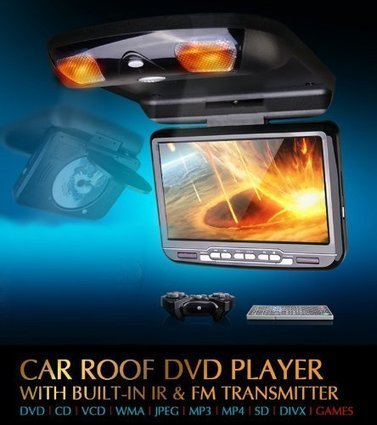 Reviews product All Land Networking Car roof 9-inch dvd player with built-in games with Remote and 1 Game CD (Beige) | CLOVER ENTERPRISES ''THE ENTERTAINMENT OF CHOICE'' | Scoop.it