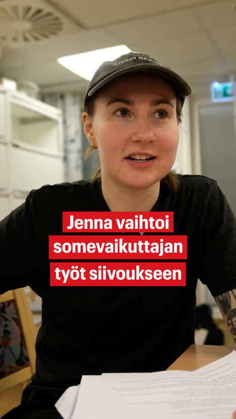 Jenna vaihtoi somevaikuttajan työn siivoojan työhön | 1Uutiset - Lukemisen tähden | Scoop.it