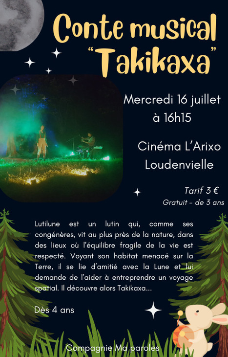 Conte musical au cinéma l'Arixo le 16 juillet | Vallées d'Aure & Louron - Pyrénées | Scoop.it