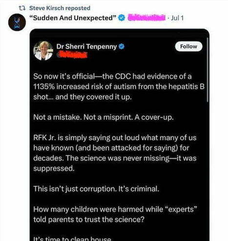 Did the CDC have hidden evidence that the hepatitis B vaccine increased the risk of autism? | Vincent Iannelli, MD | Hésitations Vaccinales: Observatoire HESIVAXs | Scoop.it