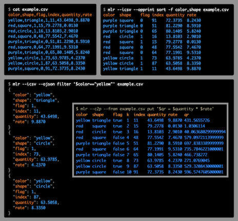 Miller Latest Documentation - a command-line tool for querying, shaping, and reformatting data files in various formats including CSV, TSV, JSON, and JSON Lines. | Developer Resources | Scoop.it