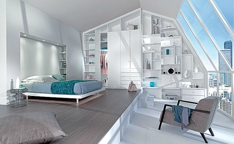 [inspiration] La chambre joue à cache-cache avec le mobilier | Immobilier | Scoop.it