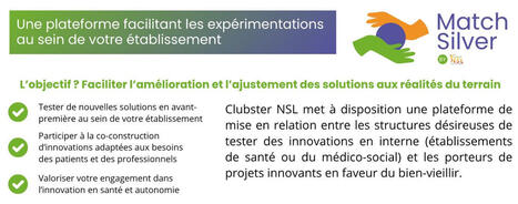 Appel &agrave; candidatures Match Silver #MatchSilver #AppelAProjet | Ehpad,Maison de Retraite, D&eacute;pendance, Personnes Ag&eacute;es, Silver Economie | Scoop.it