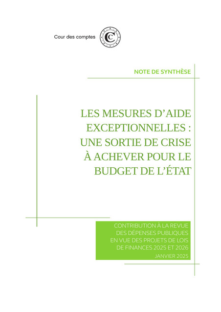 Les mesures d’aide exceptionnelles : une sortie de crise à achever pour le budget de l’État | Veille juridique du CDG13 | Scoop.it