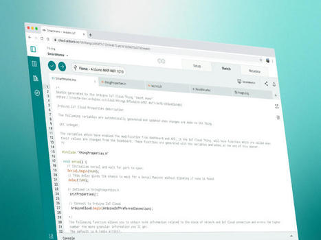 Your classic Arduino IDE experience, now in the Cloud | tecno4 | Scoop.it