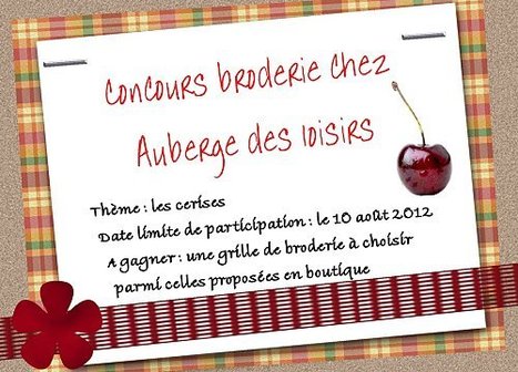 Concours broderie - Le blog de aubergedesloisirs | Point de croix | Scoop.it