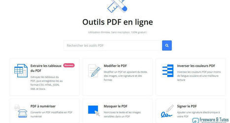 i2PDF : une collection d'outils PDF en ligne | information analyst | Scoop.it