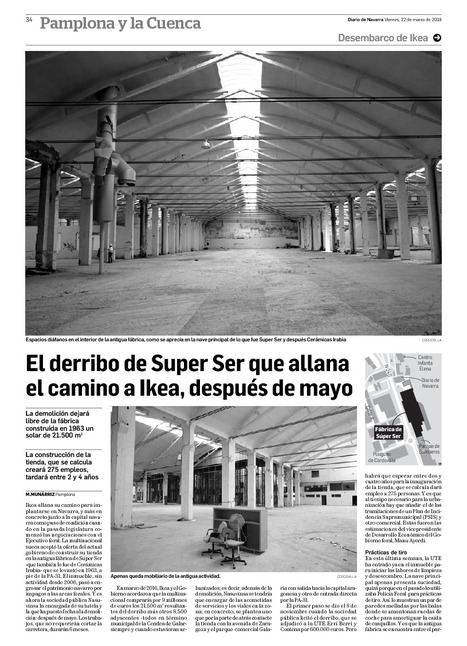 El derribo de Super Ser que allana el camino a Ikea, después de mayo | Movilidad, logística, transporte | Scoop.it