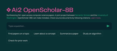 Ai2 OpenScholar | Tools for Teachers & Learners | Scoop.it