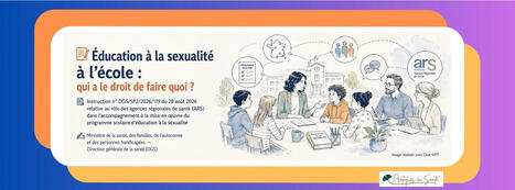 Instruction n&deg; DGS/SP2/2026/119 du 28 ao&ucirc;t 2026 relative au r&ocirc;le des agences r&eacute;gionales de sant&eacute; (ARS) dans l'accompagnement &agrave; la mise en &oelig;uvre du programme scolaire d'&eacute;ducation &agrave; la sexualit&eacute; | Veille &Eacute;ducative - L'actualit&eacute; de l'&eacute;ducation en continu | Scoop.it