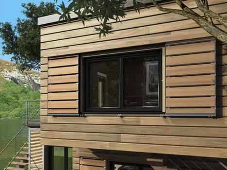 Nouveauté Eurobois 2013 : le volet coulissant en Red Cedar | Build Green, pour un habitat écologique | Scoop.it