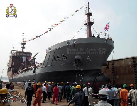 Bangladesh : c&eacute;r&eacute;monie de lancement d'un p&eacute;trolier ravitailleur &agrave; Ananda Shipyard - livraison pr&eacute;vue en juin 2013 | Newsletter navale | Scoop.it