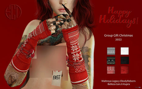 Christmas Gloves December 2022 Group Gift by E-Clipse Design | Teleport Hub - Second Life Freebies | Second Life Freebies | Scoop.it