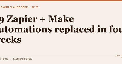 29 Zapier + Make automations replaced in four weeks | BON PLANS | Scoop.it