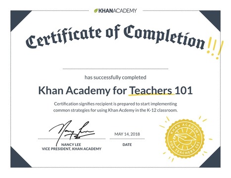 Free summer Teacher Training at Khan academy  | iGeneration - 21st Century Education (Pedagogy & Digital Innovation) | Scoop.it