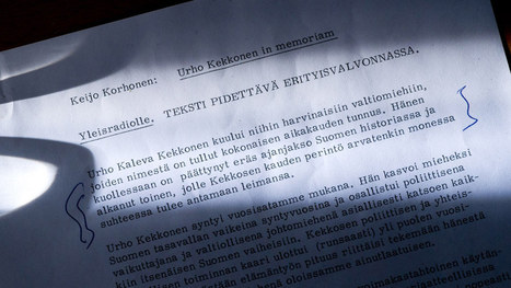 Miksi Urho Kekkosen oletettiin kuolevan jo 1978? | Kirjat | Kulttuuri | yle.fi | 1Uutiset - Lukemisen tähden | Scoop.it