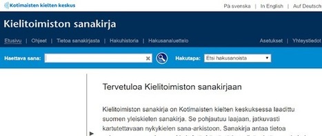 Kuka tarvitsee Kielitoimiston sanakirjaa | Oppitori | 1Uutiset - Lukemisen t&auml;hden | Scoop.it