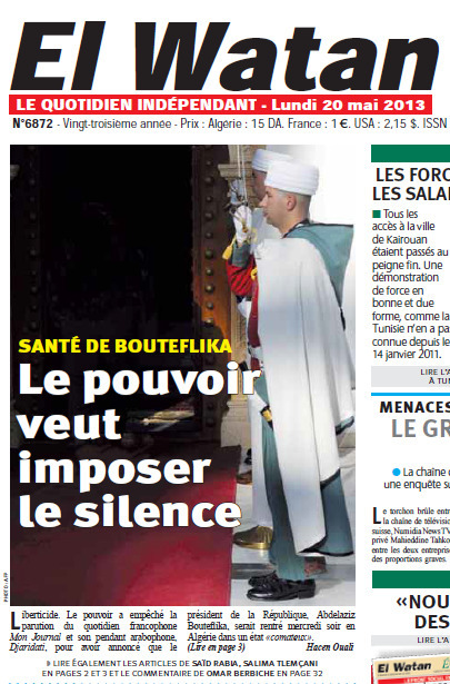 La presse algérienne dénonce la censure sur l'état de santé de Bouteflika | DocPresseESJ | Scoop.it