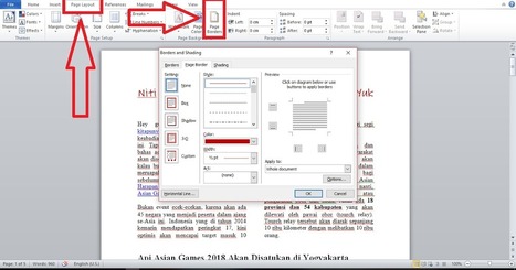 Cara Membuat Garis Tepi Di Microsoft Word - Membuat Itu