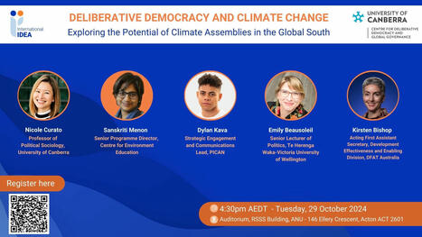 Deliberative Democracy and Climate Change: Exploring the Potential of Climate Assemblies in the Global South | Global Public Goods and Bads, Culture, Social Policy, Population and Migration, NGO's, NonProfit | Scoop.it