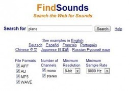 FindSounds : moteur de recherche dédié aux sons et bruitages | Le Top des Applications Web et Logiciels Gratuits | Scoop.it