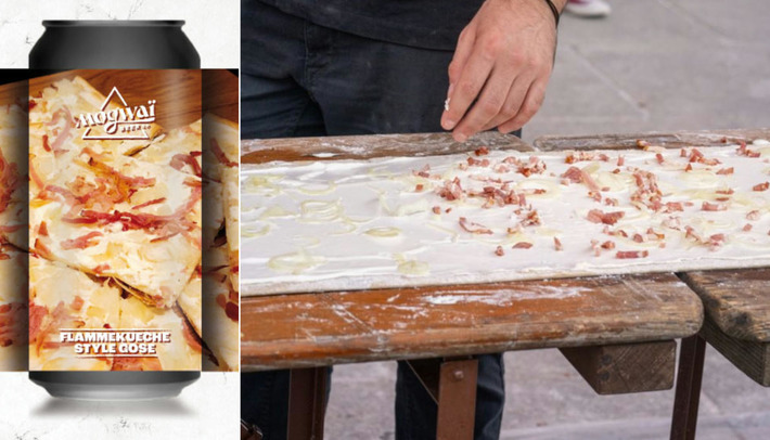 On en r&ecirc;vait, ils l'ont fait : une brasserie alsacienne lance une bi&egrave;re saveur tarte flamb&eacute;e | Th&eacute;matique Gastronomie et Oeno | Scoop.it