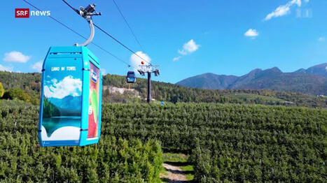 Erste Apfelseilbahn der Welt f&auml;hrt im Trentino - News - SRF | Enjeux du Tourisme de Montagne | Scoop.it
