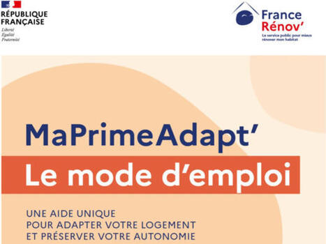 MaPrimeAdapt' : le mode d'emploi 2026 a &eacute;t&eacute; publi&eacute; | Architecture - Construction | Scoop.it