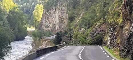 Glissement de terrain - La circulation est rétablie sur la RD 929 en amont de Saint-Lary  | Vallées d'Aure & Louron - Pyrénées | Scoop.it