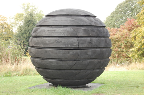 David Nash: Black Sphere | Art Installations, Sculpture, Contemporary Art | Scoop.it