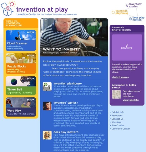 Lemelson Center presents Invention at Play | KB...Konnected's  Kaleidoscope of  Wonderful Websites! | Scoop.it
