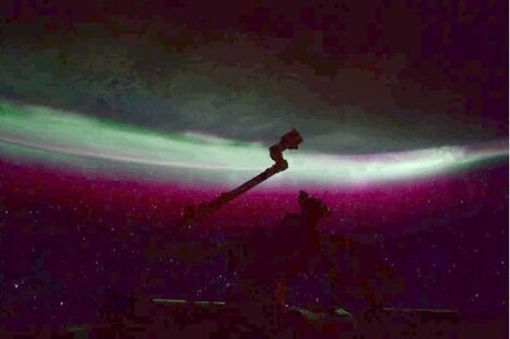 As&iacute; de impresionante es una aurora boreal desde la Estaci&oacute;n Espacial Internacional | Universo y F&iacute;sica Cu&aacute;ntica | Scoop.it