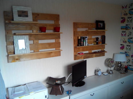 Pallet Wall Shelves | 1001 Pallets ideas ! | Scoop.it